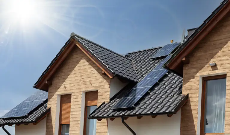 Photovoltaic plant on the roof